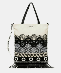 Černo-bílá kabelka Desigual