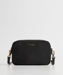 Černá crossbody kabelka Mango Suecia