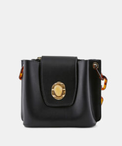 Černá crossbody kabelka Pieces Motel