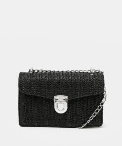 Černá crossbody kabelka Pieces Nea