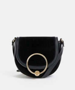 Černá crossbody kabelka v semišové úpravě Haily´s Ciara