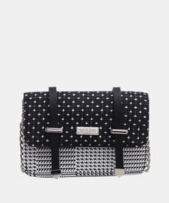 Černá puntíkovaná kabelka Bessie London