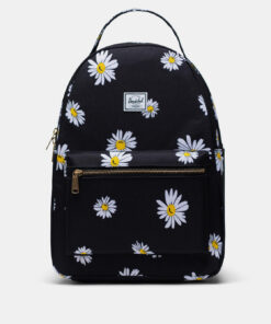 Černý květovaný batoh Herschel Supply 18 l