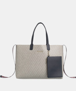 Šedá vzorovaná kabelka s pouzdrem Tommy Hilfiger