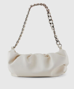 Bílá kabelka Pieces Fibra