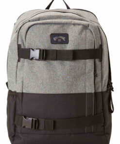 Billabong COMMAND SKATE grey heather batoh do školy - černá