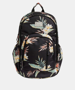 Billabong ROADIE BLACK/GREEN batoh do školy - černá