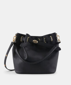 Černá kabelka Pieces Rolle