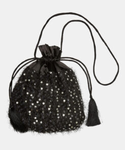 Černá malá kabelka s flitry VERO MODA