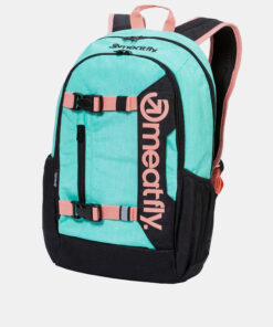 Černo-tyrkysový batoh Meatfly Basejumper