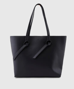 Černý shopper Pieces Genny