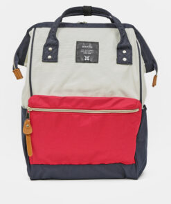 Červeno-modrý batoh Anello 18 l