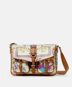Desigual barevná crossbody kabelka Bols Pink Boho Liverpool