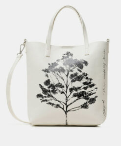 Desigual bílá kabelka Bols Botanica Nerima