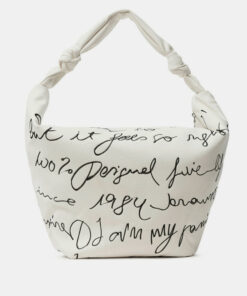 Desigual bílá kabelka Bols Frases Idaho