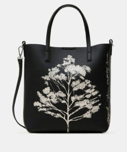 Desigual černá kabelka Bols Botanica Nerima