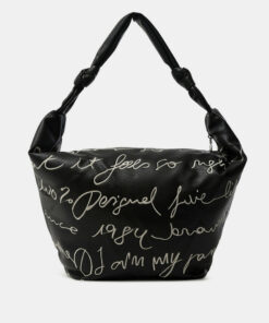 Desigual černé kabelka Bols Frases Idaho