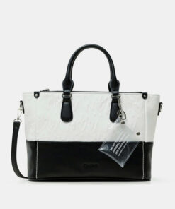 Desigual černo-bílá kabelka Bols Katya Safi