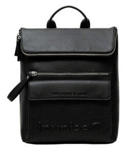 Desigual černý batoh Back Embossed Half Logo Nerano