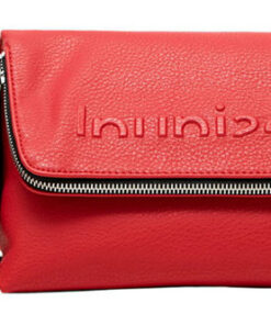 Desigual červená crossbody kabelka Bols Embossed Half Logo Venecia
