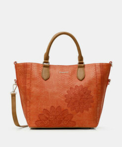 Desigual oranžová kabelka Bols Aquiles Florida