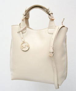 Krémová kabelka Pure London