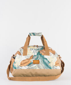 Krémovo-béžová vzorovaná cestovní taška Rip Curl