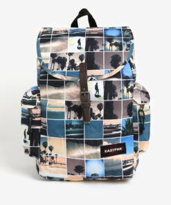 Krémový vzorovaný batoh Eastpak Austin 18 l
