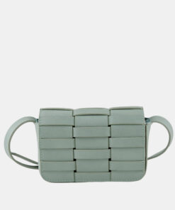 Mentolová crossbody kabelka Pieces