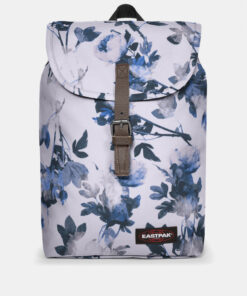 Modro-bílý květovaný batoh Eastpak 10