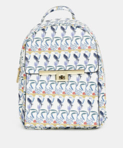 Modro-bílý vzorovaný batoh Bessie London