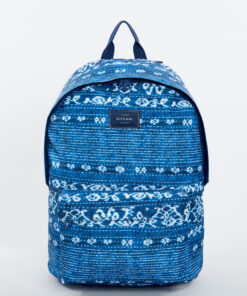 Modrý vzorovaný batoh Rip Curl