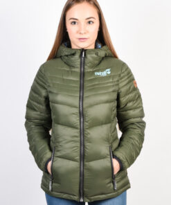 Rehall SALLYAN-R duffle bag olive zimní dámská bunda - zelená