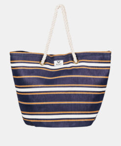 Roxy SUNSEEKER MEDIEVAL BLUE MACY STRIPE plážová taška - modrá
