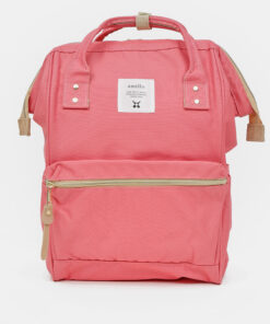 Růžový batoh Anello 18 l