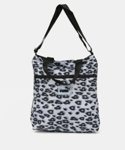 Šedo-černá dámská vzorovaná taška Puma