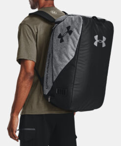 Taška Under Armour Contain Duo MD Duffle - šedá