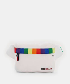 Tommy Hilfiger bílá ledvinka Campus Bumbag Pride